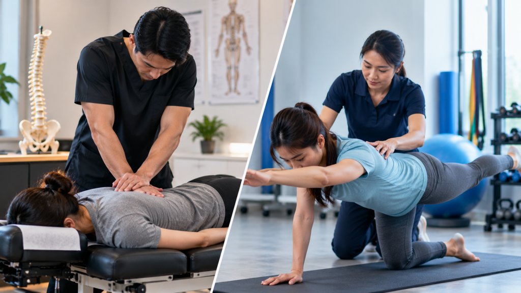 Chiropractic vs Physiotherapy for Back Pain: What’s the Difference?
